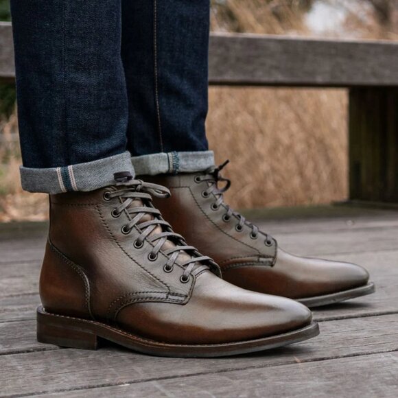 NWT Thursday Boot Co. Frontier President Almond Toe Leather Boots Men\'s 6.5 main image 7